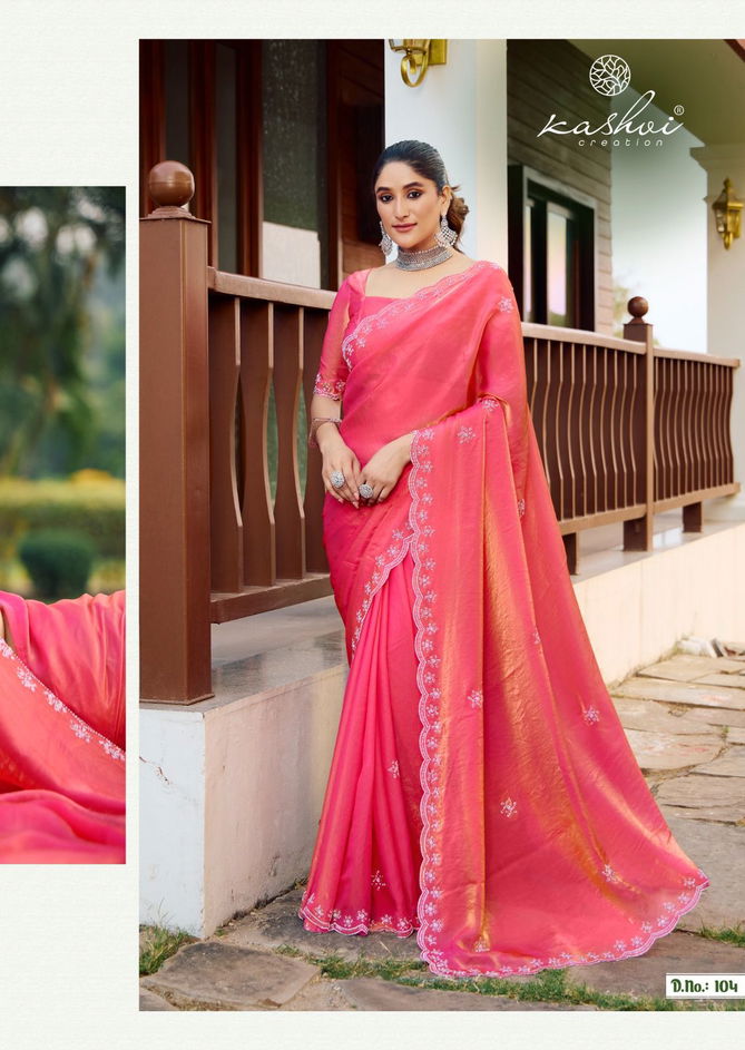 Signature Vol 1 By Kashvi Party Wear Sarees Suppliers In India 